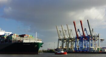 container vessel in hamburg harbor IMO Net-Zero Shipping Compliance: Practical Steps for West Africa